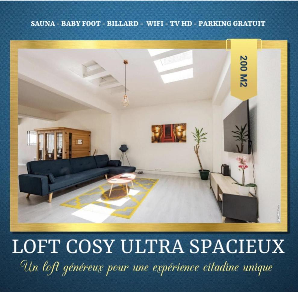 Loft Cosy - Hypercentre - Sauna - 200M2 - Wifi Graulhet Экстерьер фото